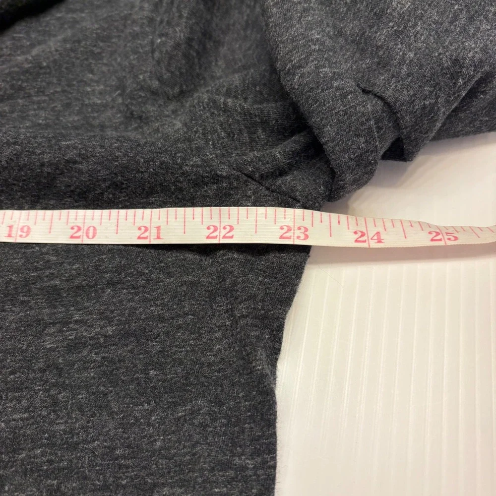 Polo Ralph Lauren V-Neck T-Shirt Mens XL Gray Long Sleeve Soft Cotton Pony Logo